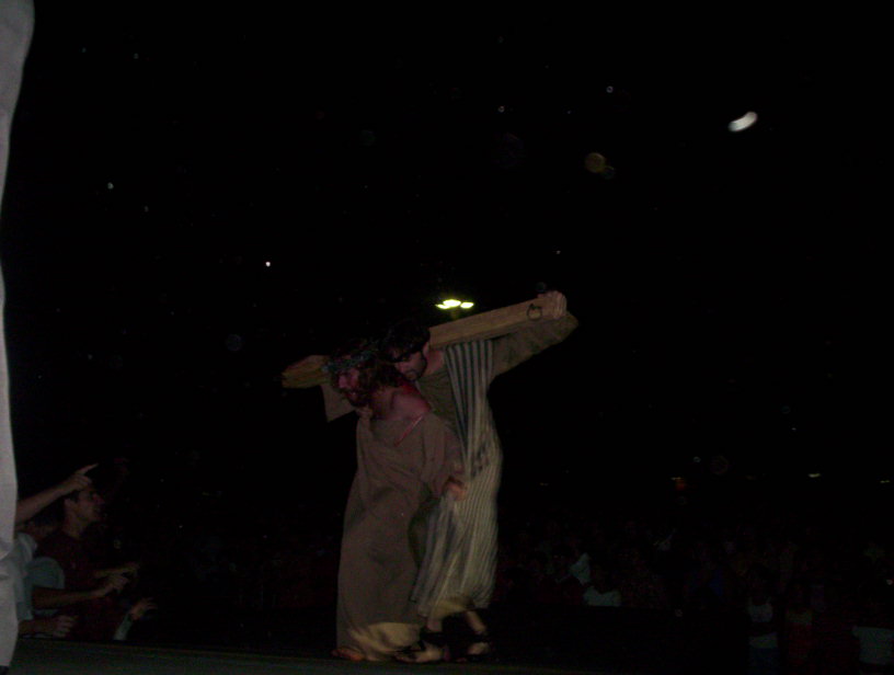 A primeira apresentação ao Ar Livre