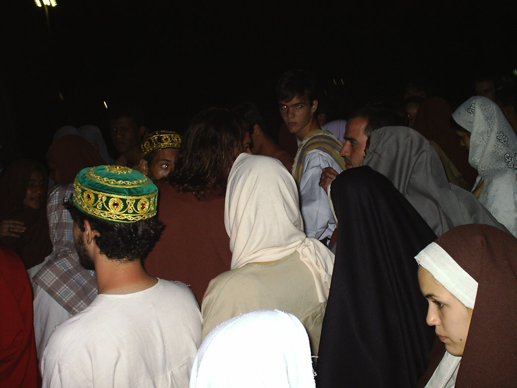 A primeira apresentação ao Ar Livre