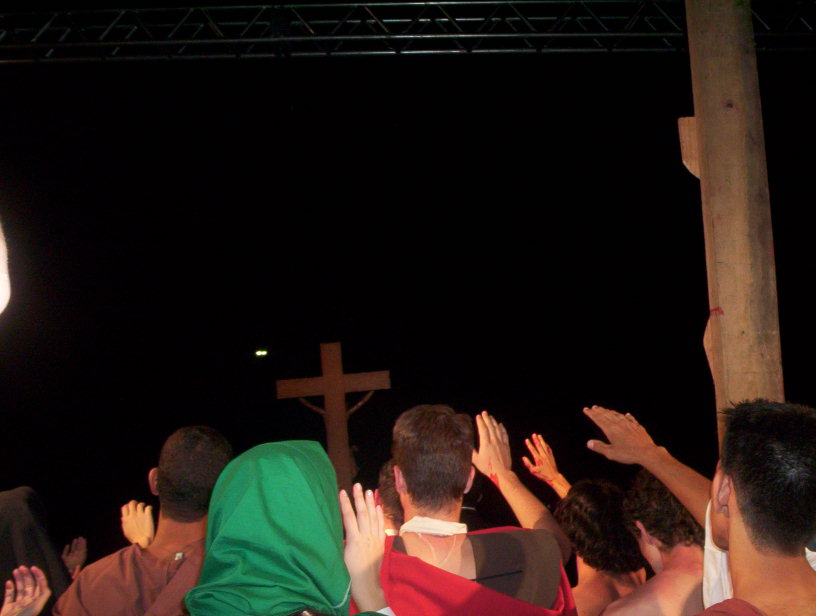 A primeira apresentação ao Ar Livre